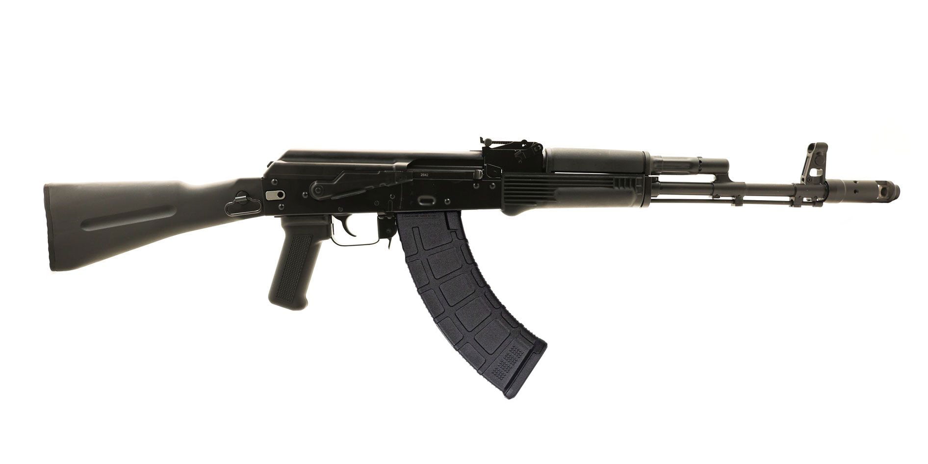 PSA AK-103 Premium Forged Classic Side Folder Polymer Rifle, Black