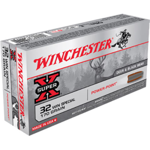 Winchester Ammo X32WS2 Super-X 32 Winchester Special 170 GR Power-Point - 20rd Box