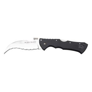 Cold Steel Black Talon II Folding Knife 4" Serrated - Black G10