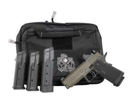 Springfield Prodigy Double Stack 1911 Bundle 4.25" 9mm (3)17rd/ (1)20rd Pistol, ODG/Black w/ Viridian RFX11 Green Dot Optic and Bag - PH9117AOSBG-PAC