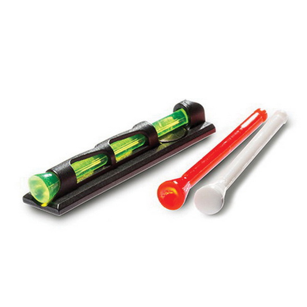 Hiviz LiteWave CompSight Front 3 Pipe Bead Replacement Sight for Most Vent-Ribbed Shotguns - PMLW01