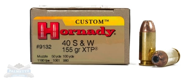 HORNADY 40 SW 155GR XTP – 20RD 10BX/CS - No Credit Card Fees - Low, flat rate shipping