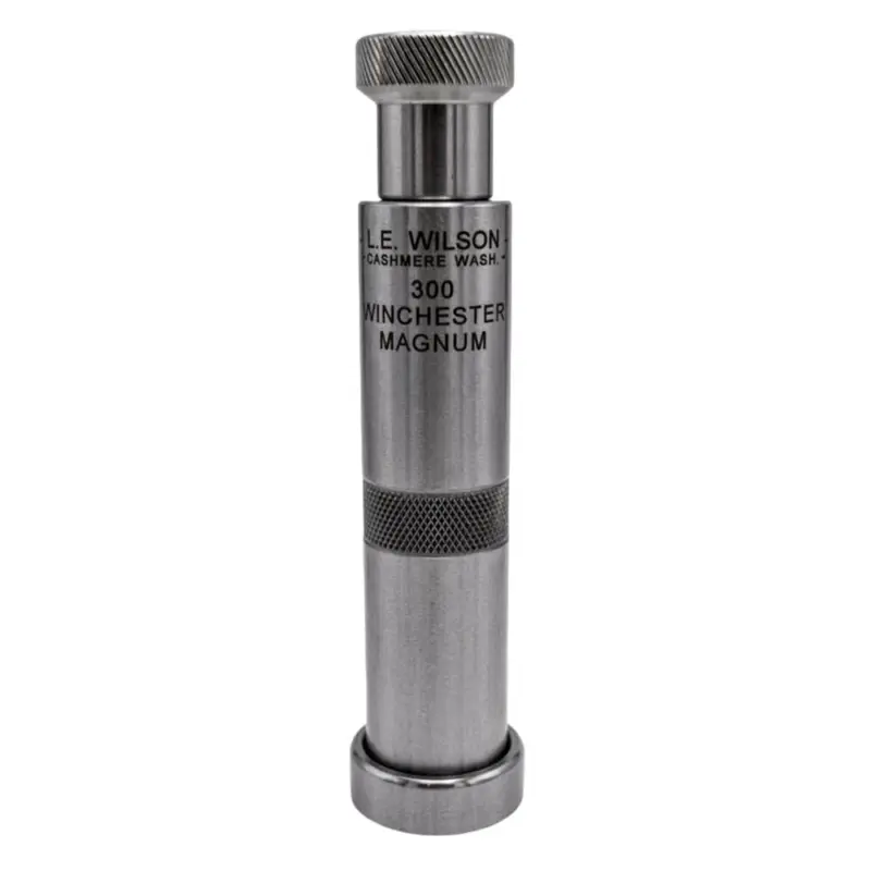 L.E. Wilson Stainless Steel Chamber Type Bullet Seater Die .300 Win Mag