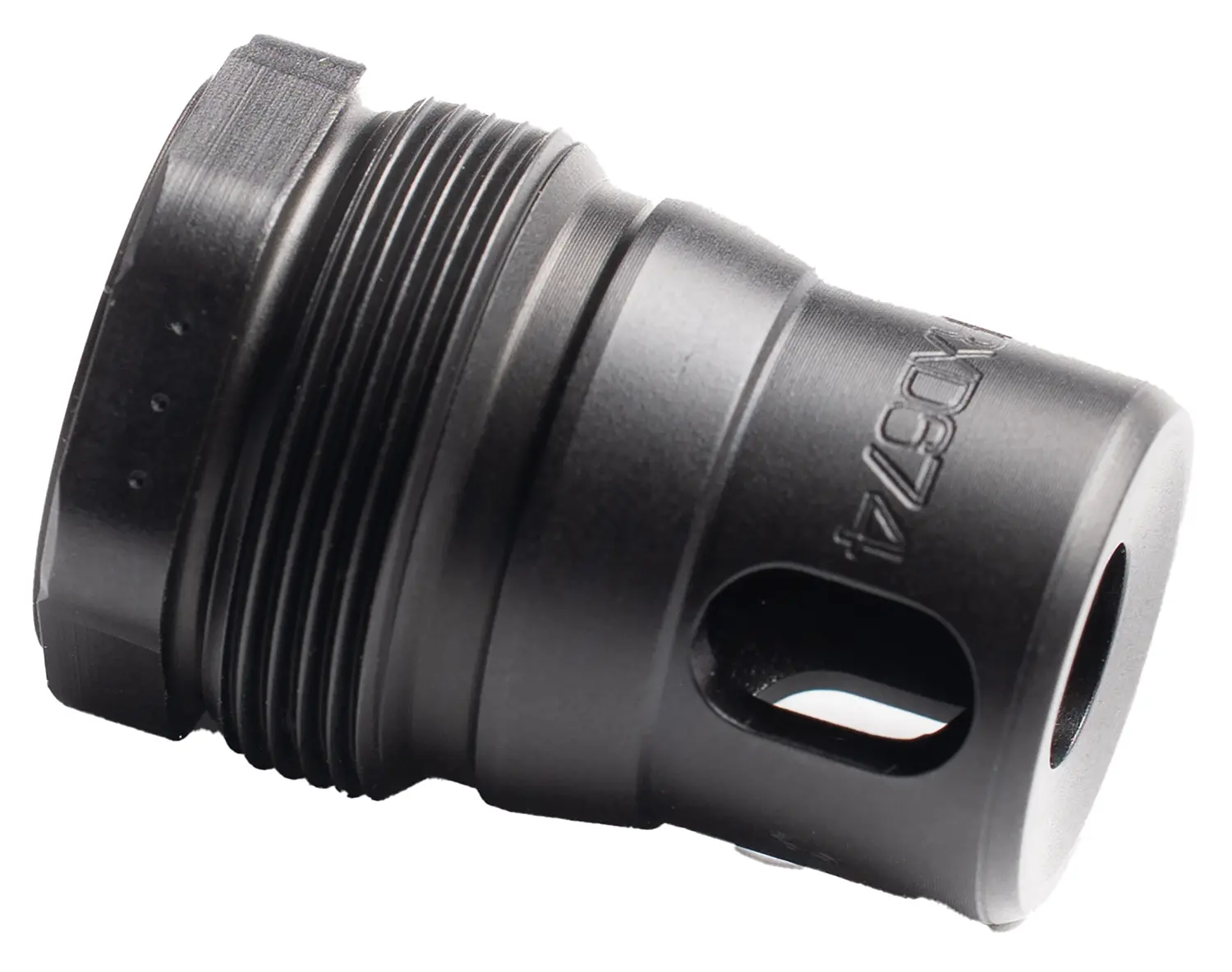 Dead Air RXD674 XRF Xeno Rimfire Muzzle Brake Black Nitride 17-4PH Stainless Steel 1/2"x28 Threads 1.16" OAL 0.81" Diameter