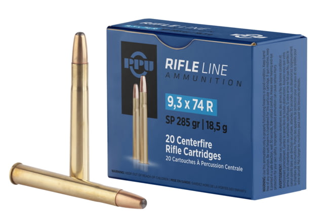 PPU Metric Rifle mR 285 Grain Soft Point Brass Cased Rifle Ammo 20 Rounds