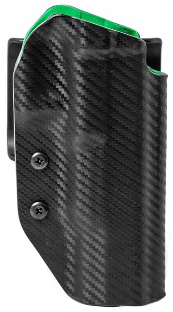 Uncle Mike's Range/ Competition Holster Left Hand Smith & Wesson M&P 9L/Pro/CORE 9/4in 1.0 & 2.0 Carbon Fiber/Green