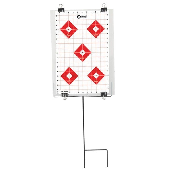 Caldwell Ultra Portable Target Stand Kit - Black/Red/White - 110005