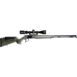 CVA Optima 50 Caliber Muzzleloading Rifle 26" Nitride Barrel OD Green Stock with KonusPro 3-9X 40mm Scope