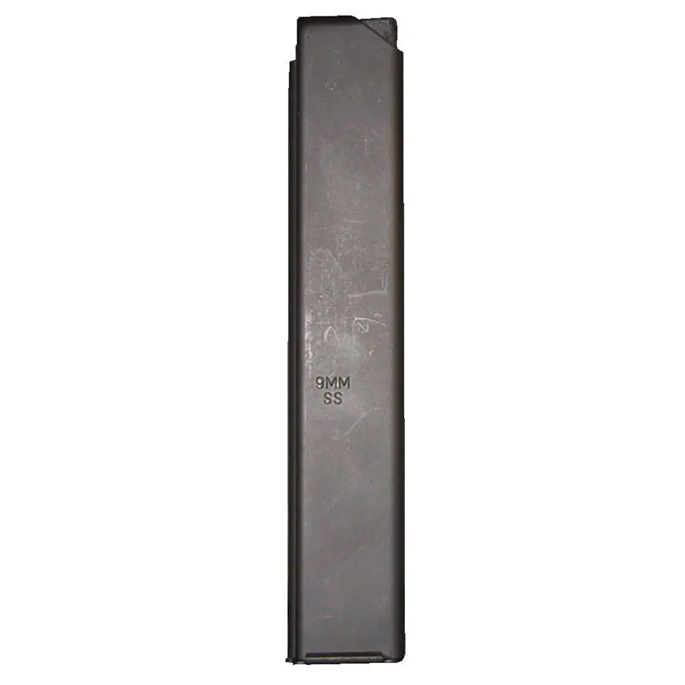 ASC AR Family Rifle Magazine Orange Follower 9mm Black Stainless Steel 32/rd