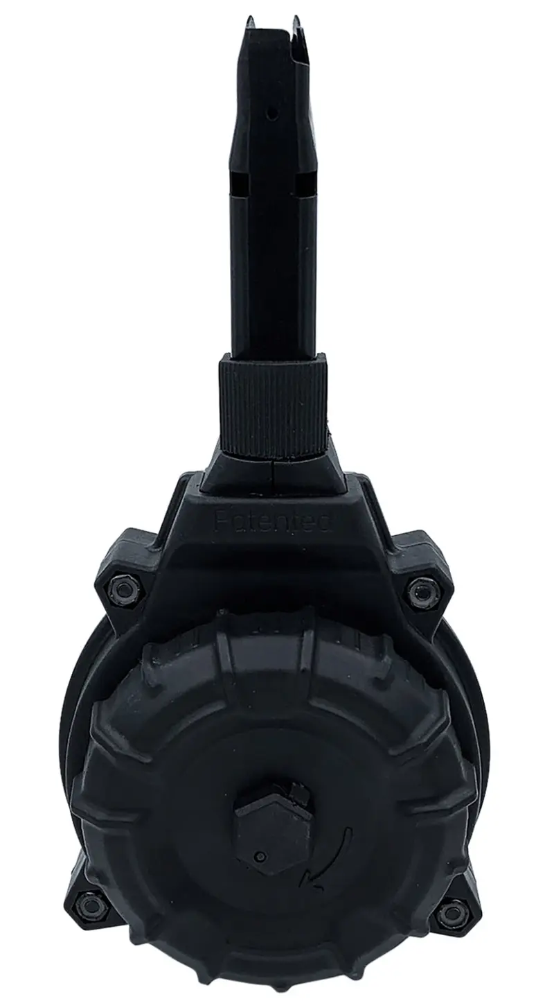 ProMag DRMA110 50rd Drum 9mm Fits Shadow Systems CP920 Black DuPont Zytel Polymer