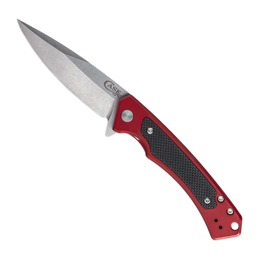 Case Marilla Folding Knife, Red/Black