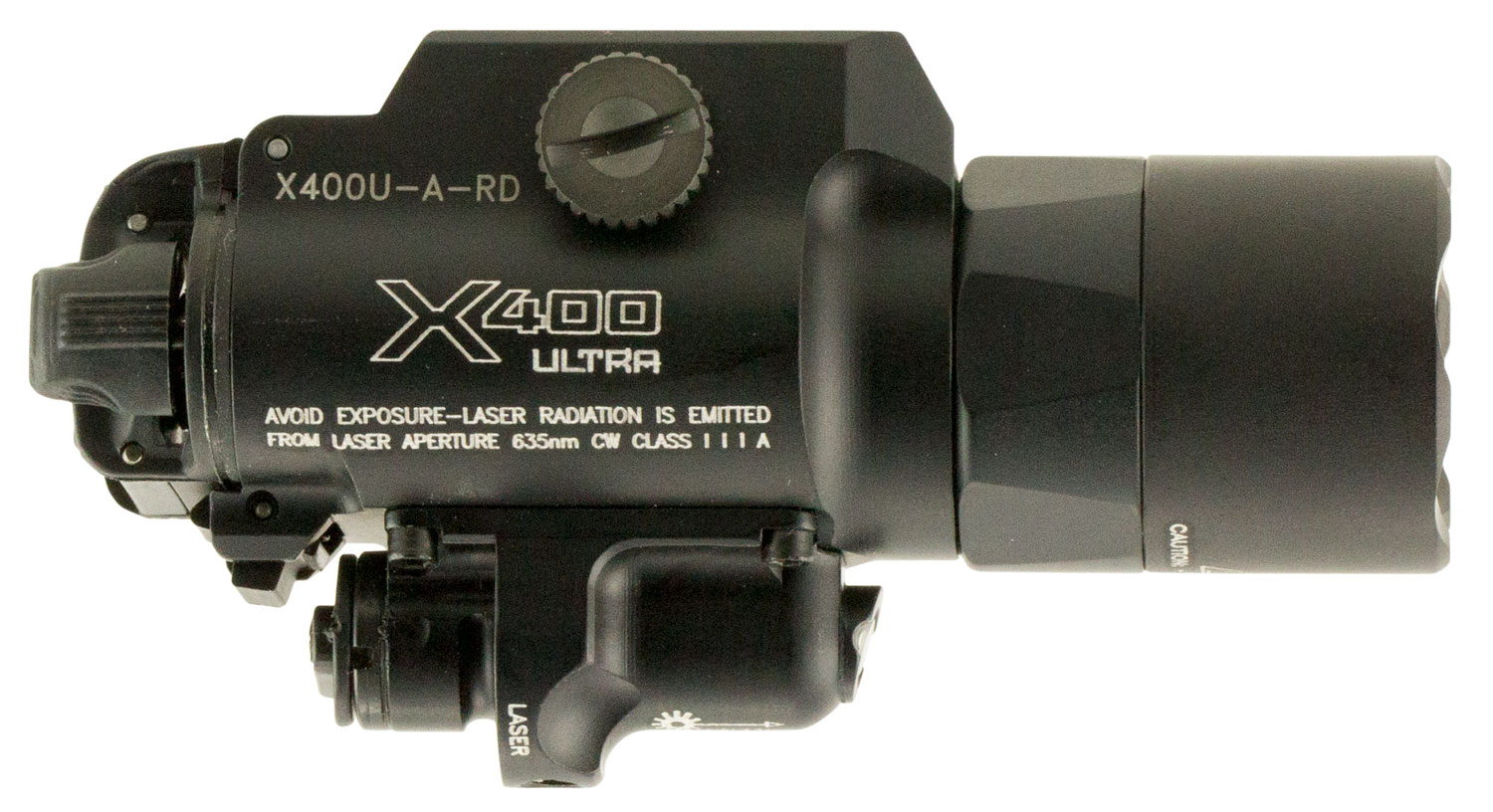 Surefire-Laser Product 1000 lm LED Weapon Light w/ Red Laser, Black - X400U-A-RD