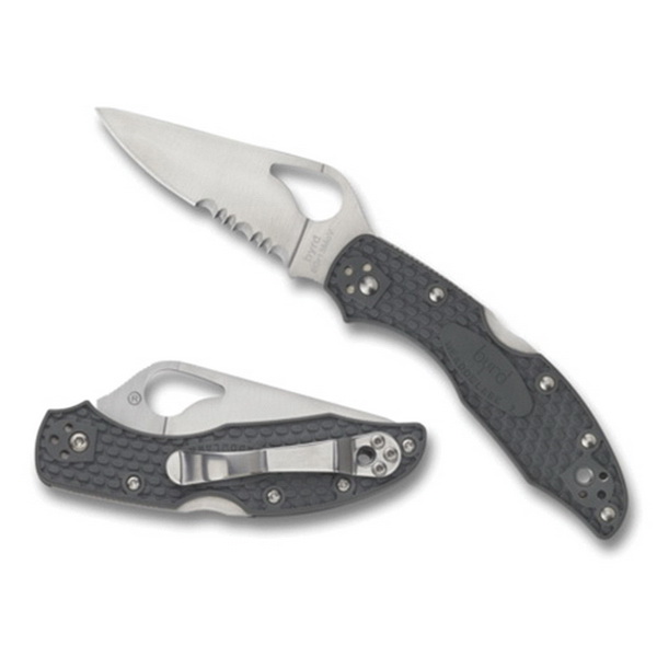 Spyderco byrd Meadowlark 2 Drop Point Folding Knife, 2.875" - BY04PSBK2