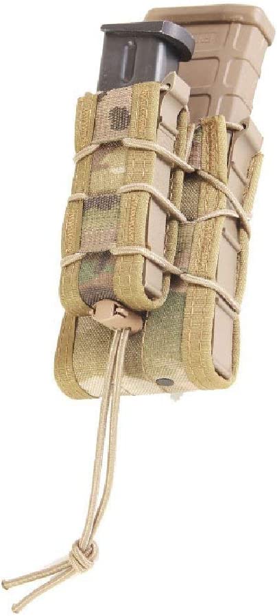 High Speed Gear TACO Double Decker Mag Pouch, MultiCam Nylon - 11DD00MC