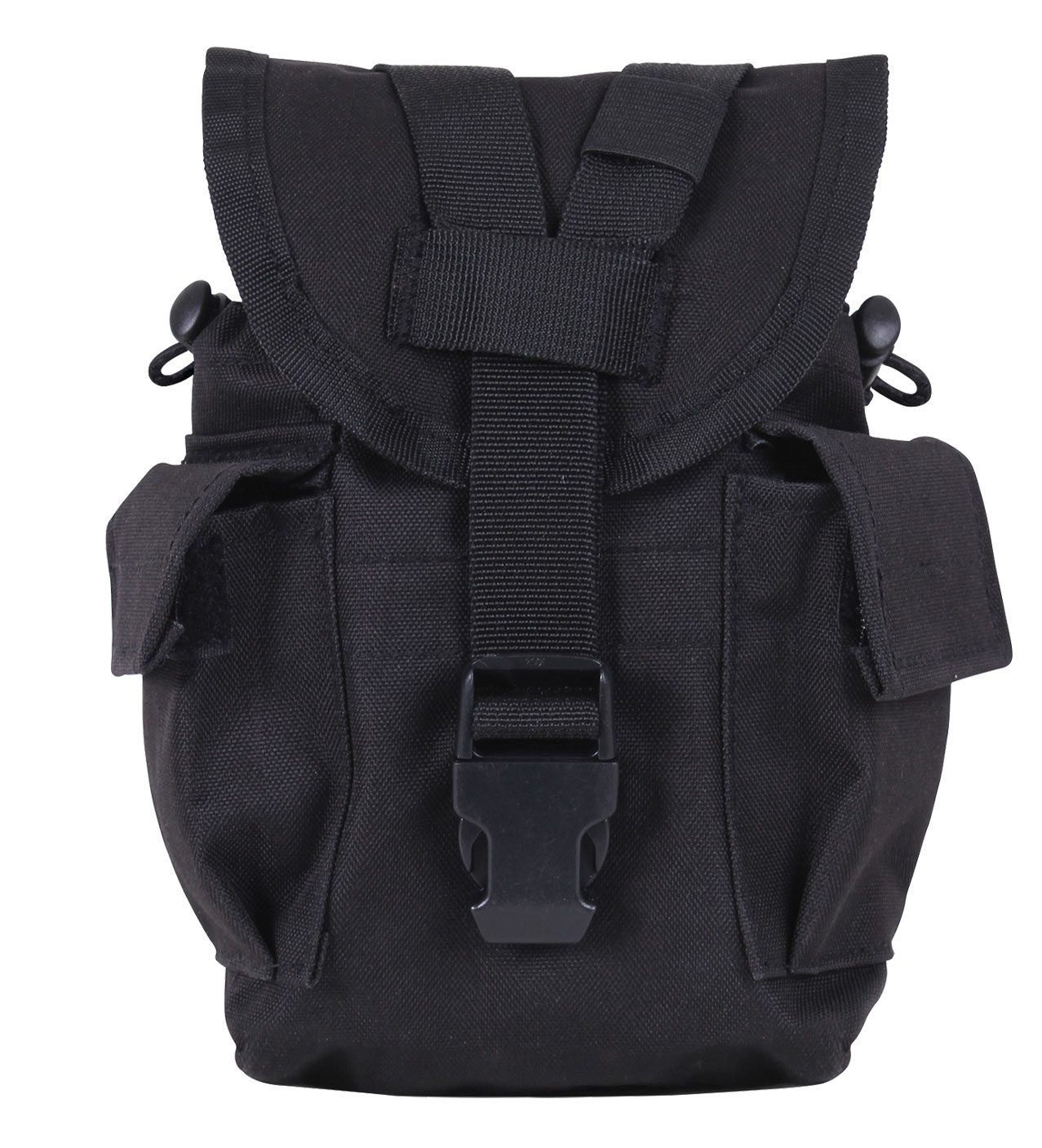 Rothco Utility Pouch With Survival Kit Essentials - Black