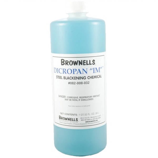 Brownells Dicropan IM Bluing, 1 qt Plastic Bottle