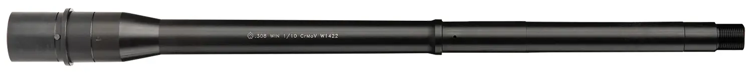 Ballistic Advantage BABL308003M Modern Series 308 Win 16" Black QPQ Finish 4150 Chrome Moly Vanadium Steel Material Tactical Government Midlength for AR-10