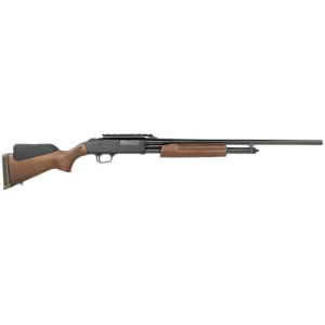 MOSSBERG 500 20 Gauge 3" 24" 5rd Pump Shotgun - Blue | Wood Bantam Dual Comb Stock