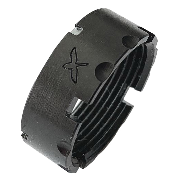 Forward Controls Design CN5F A5 Castle Nut, Black
