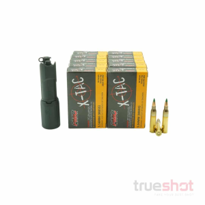 BUNDLE DEAL: Black Sig Sauer Foxtrot-MSR Compact M-Lok Rifle Light and 200 Rounds of Ammo - PMC 5.56 62 Grain