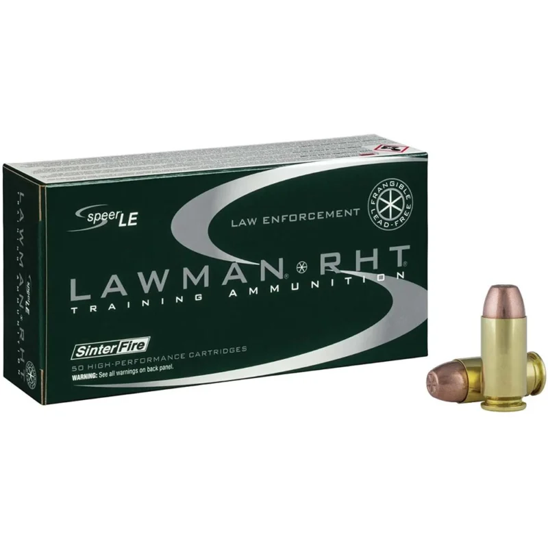 CCI Speer Lawman Handgun Ammunition .40 S 125 gr RHT Frangible 900 fps 50/ct