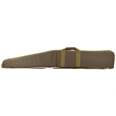 NCSTAR 54" Shotgun Case, Brown Nylon w/ Metal Lockable Zipper Pulls - CVSHW2958-54