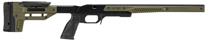 Mdt Sporting Goods Inc 104218ODG Oryx Chassis OD Green 6061-T6 Aluminum Fits Howa 1500 LA/ Weatherby Vanguard LA