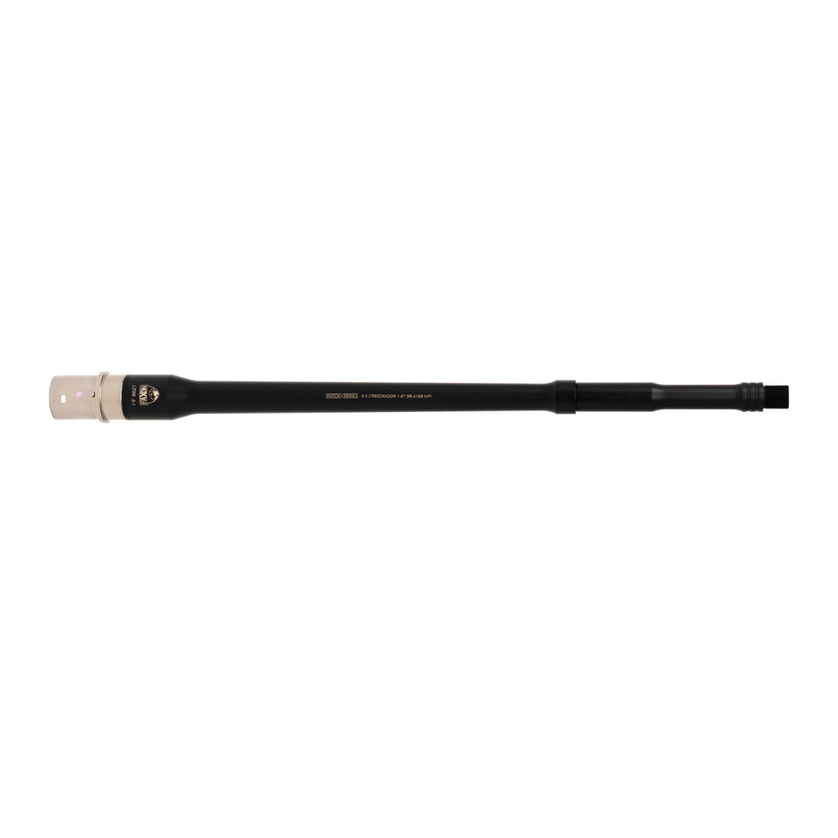 Faxon Firearms Match Rifle-Length 5R Button Rifled Big Gunner Barrel 6.5 Creedmoor 18", Black
