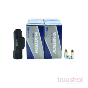 BUNDLE DEAL: Inforce Wild2 Pistol Light and 500 Rounds of Ammo - Magtech 9mm 115 Grain Steel