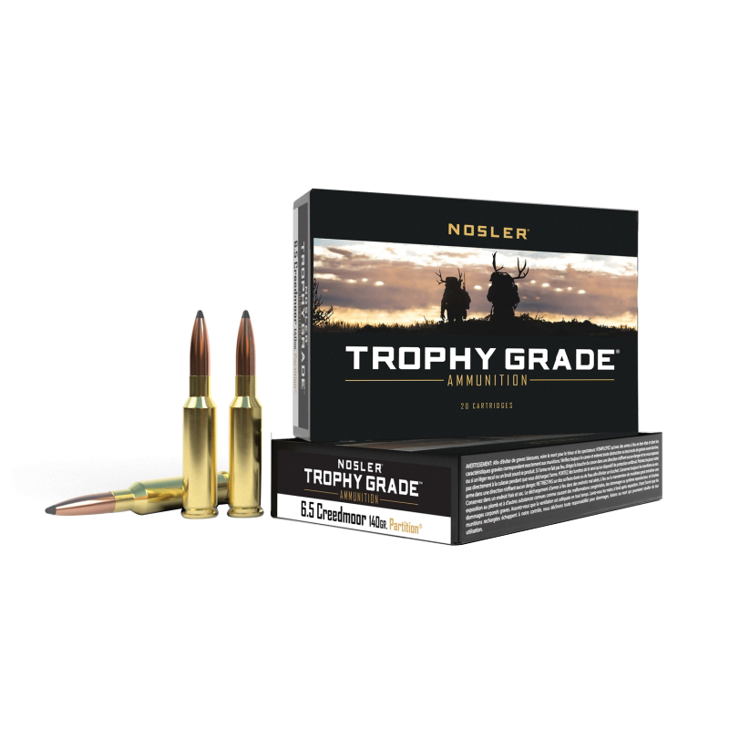 Nosler Trophy Grade 6.5 Creedmoor 140 gr Partition 20rds