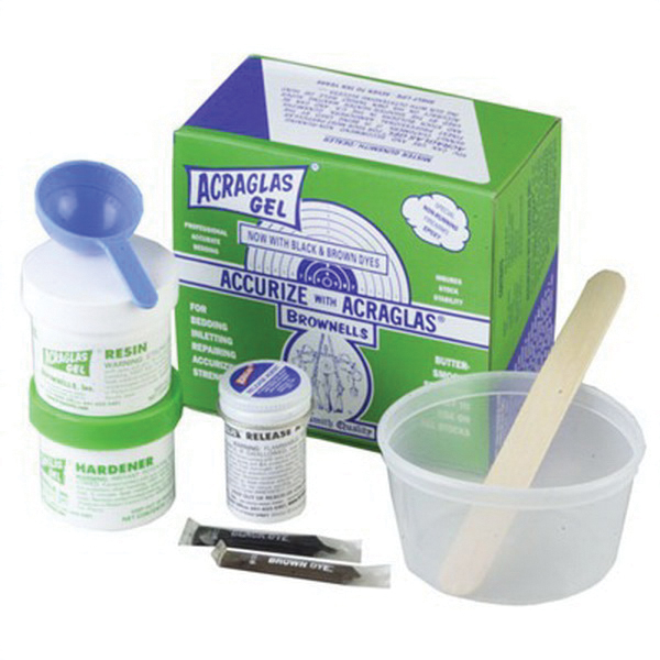 Brownells 4 oz Universal Acraglas Gel Kit - 20100