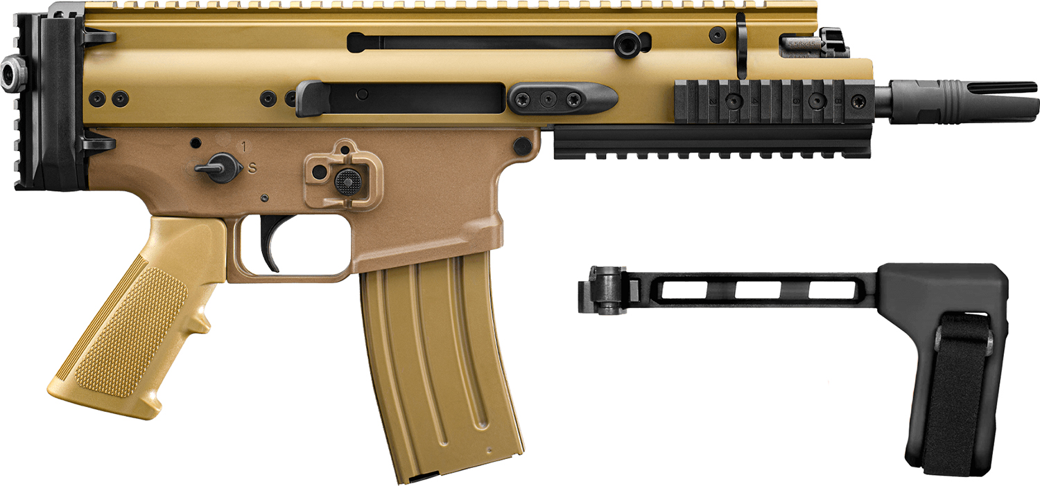 FN SCAR 15P 5.56 NATO AR Pistol with Tactical Brace