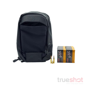 BUNDLE DEAL: Black Vertx Urban Ghost Sling Bag and 200 Rounds of Ammo - PMC 5.56 55 Grain