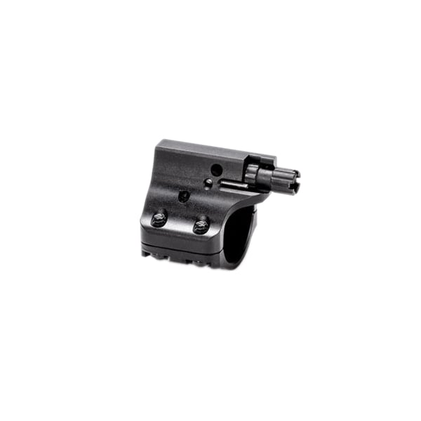 JP Enterprises D2 2-Piece Low-Profile Adjustable Gas Block w/Detent Adjustment 0.88", Black