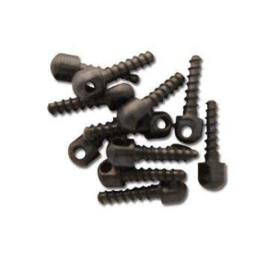 Grovtec US Inc GTHM51 Wood Screw Swivel Studs 0.75 12-Pack Black