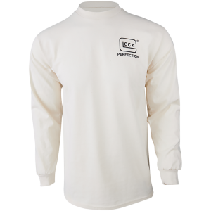 Glock AP96071 Born In Austria Tan Pre-Shrunk Cotton Long Sleeve Small