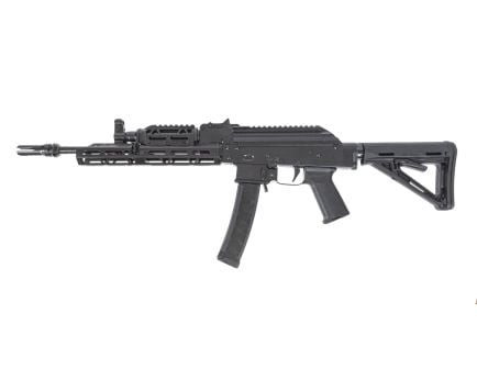 PSA AK-V 13.7" 9mm MOEkov Rifle P&W w/ JL Billet Rail, M4 Stock, and ALG Trigger - Black