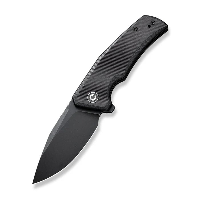 CIVIVI Regulatron Folding Drop Point Knife, Black - C23006-1