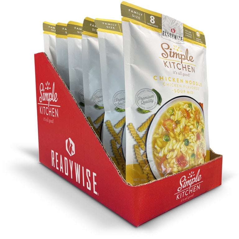 ReadyWise Simple Kitchen Chicken Noodle Soup Mix 6 Count - RWSK05-062