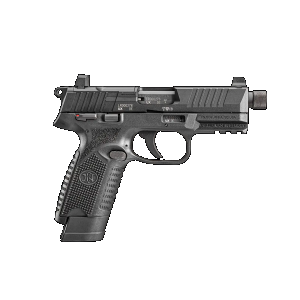 FN 502 Tactical, .22lr, 4.6 Threaded Barrel, 2 Magazines, Optics Ready, Black, Pistol