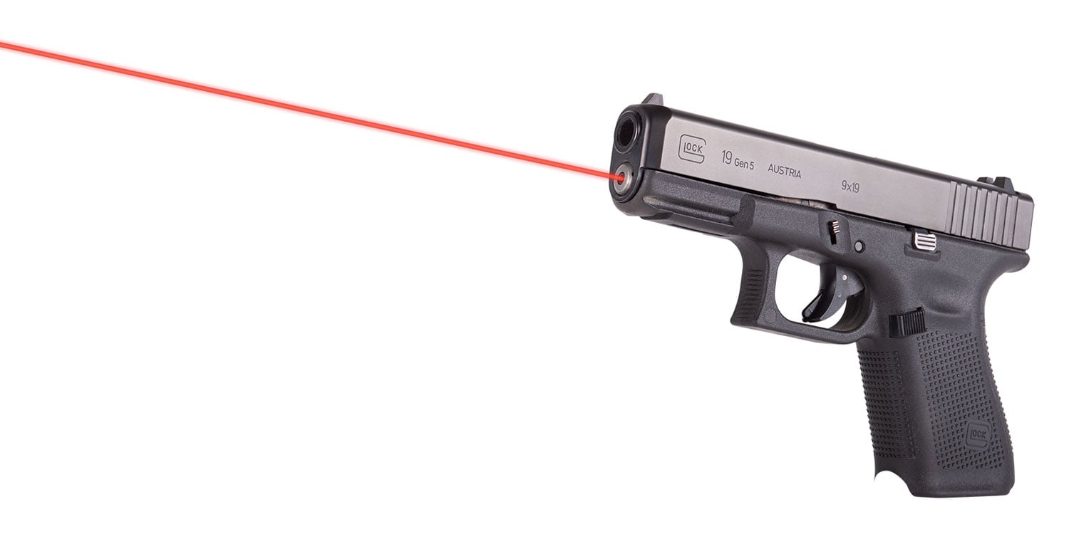 LaserMax Red Guide Rod Laser for Glock 19, 19 MOS Gen 5, Glock 19X, 45 Pistols - LMS-G519