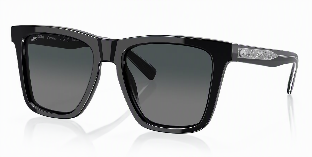 Costa Keramas Black w/Gray 580G - 20150154