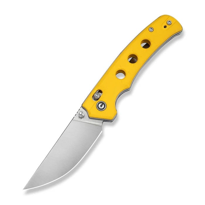CIVIVI Noctis Folding Drop Point Knife, Yellow - C24020C-2