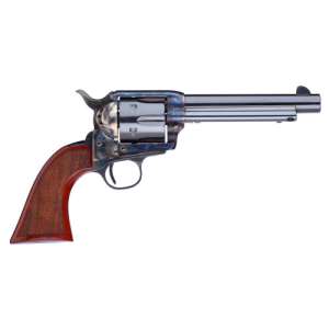 Taylor's And Company TAYLORS AND COMPANY Short Stroke Gunfighter 45 LC 5.5" 6rd Revolver - Case Hardened | Walnut