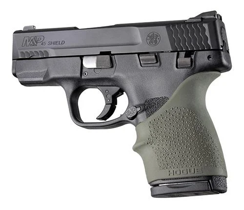Hogue HandALL Beavertail Grip Sleeve S M Shield 45 Kahr P9/P40/CW9/CW40- Green