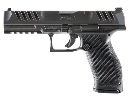 Walther PDP Full Size 5" Optics Ready 9mm Pistol, Black - 2844001