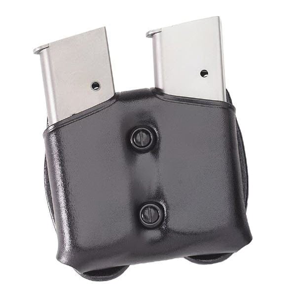 Galco Taurus PT140 Cowhide Leather Double Magazine Carrier, Black - CDM22B