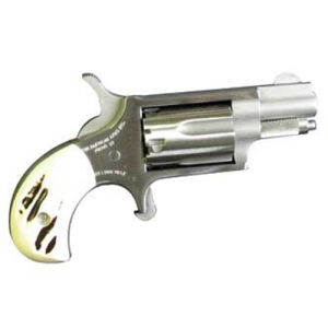 NAA Mini Rev 22LR 1.125" SS 5rd Stag Grips