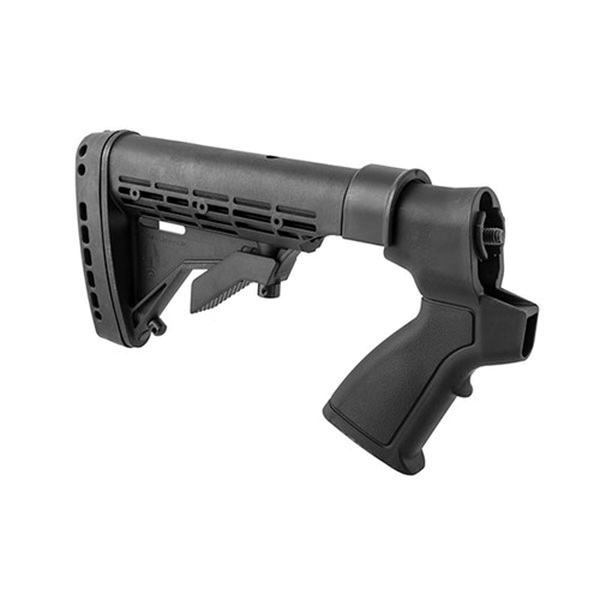 Kick Lite 6-Position Tactical Buttstock Fits Mossberg 500/Mossberg 590/Mossberg 835, Black