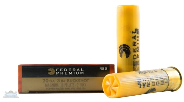 Federal 20ga 3" Magnum 18 Pellets 2B Vital-Shok Shotshell Ammunition 5rds - P258 2B